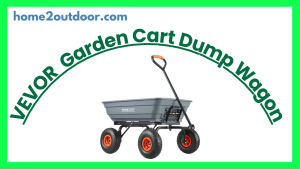 Read more about the article VEVOR 4 Cu.Ft. 600lbs Poly Garden Cart Dump Wagon