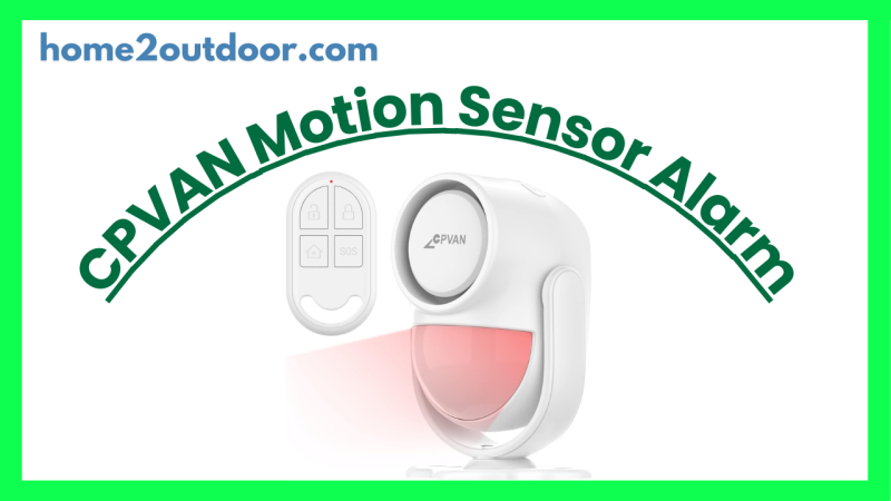 CPVAN 125dB Loud Motion Sensor Alarm - Home 2 outdoor
